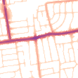 Daytime road noise heatmap for BN12 4AR