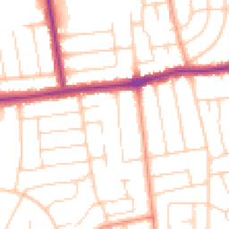 Daytime road noise heatmap for BN12 4AT