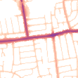 Daytime road noise heatmap for BN12 4AX