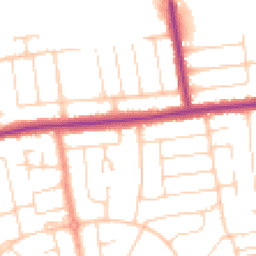 Daytime road noise heatmap for BN12 4AZ
