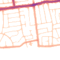 Daytime road noise heatmap for BN12 4BD