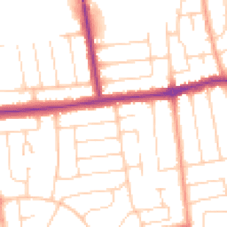 Daytime road noise heatmap for BN12 4BG