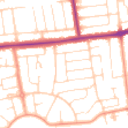 Daytime road noise heatmap for BN12 4BN