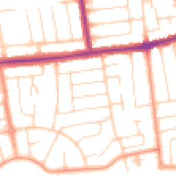 Daytime road noise heatmap for BN12 4BP