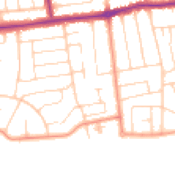 Daytime road noise heatmap for BN12 4BX