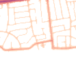 Daytime road noise heatmap for BN12 4DB