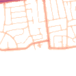 Daytime road noise heatmap for BN12 4DE