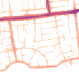 Daytime road noise heatmap for BN12 4DT