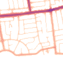 Daytime road noise heatmap for BN12 4DU