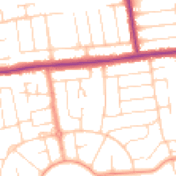 Daytime road noise heatmap for BN12 4DY
