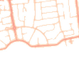 Daytime road noise heatmap for BN12 4JQ