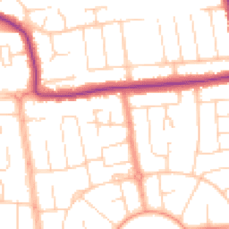 Daytime road noise heatmap for BN12 4LT