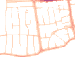 Daytime road noise heatmap for BN12 4QE