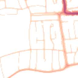 Daytime road noise heatmap for BN12 4ST