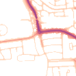 Daytime road noise heatmap for BN12 4UR