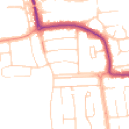 Daytime road noise heatmap for BN12 4XB