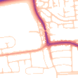 Daytime road noise heatmap for BN12 5AE