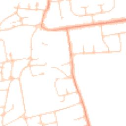 Daytime road noise heatmap for BN12 5EA