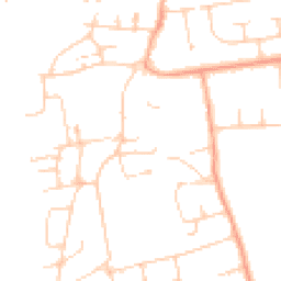 Daytime road noise heatmap for BN12 5HS
