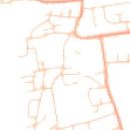 Daytime road noise heatmap for BN12 5LJ