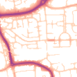 Daytime road noise heatmap for BN12 6BL