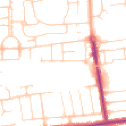 Daytime road noise heatmap for BN12 6BY