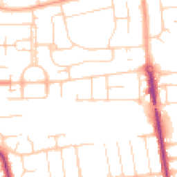 Daytime road noise heatmap for BN12 6DB
