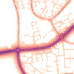 Daytime road noise heatmap for BN12 6FF