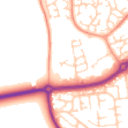 Daytime road noise heatmap for BN12 6FN