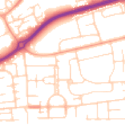 Daytime road noise heatmap for BN12 6HD