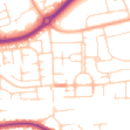 Daytime road noise heatmap for BN12 6HN