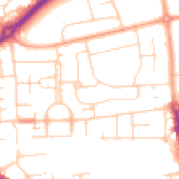 Daytime road noise heatmap for BN12 6HZ