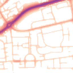 Daytime road noise heatmap for BN12 6JB