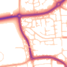 Daytime road noise heatmap for BN12 6LR