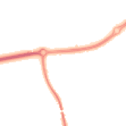 Night-time road noise heatmap for BN12 6LY