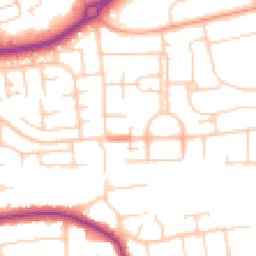 Daytime road noise heatmap for BN12 6PS