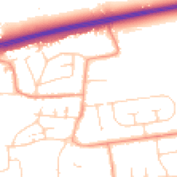 Daytime road noise heatmap for BN12 6QY