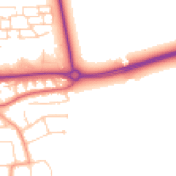 Daytime road noise heatmap for BN12 6RD