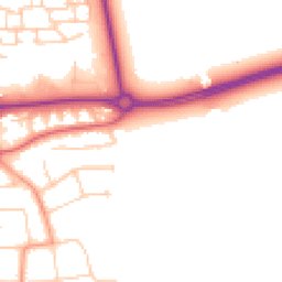 Daytime road noise heatmap for BN12 6RY