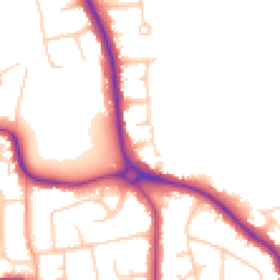 Daytime road noise heatmap for BN14 0AD