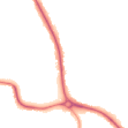 Night-time road noise heatmap for BN14 0AE