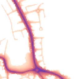 Daytime road noise heatmap for BN14 0AG