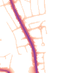 Daytime road noise heatmap for BN14 0AH