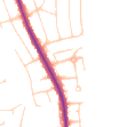 Daytime road noise heatmap for BN14 0AP