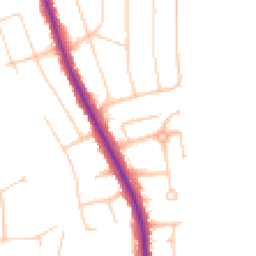 Daytime road noise heatmap for BN14 0AR