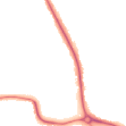 Night-time road noise heatmap for BN14 0BH