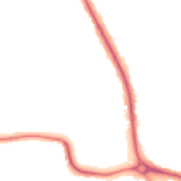 Night-time road noise heatmap for BN14 0BN