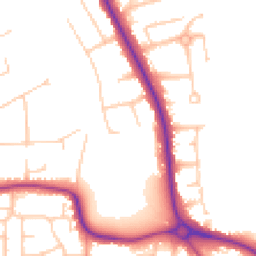 Daytime road noise heatmap for BN14 0BW