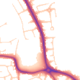 Daytime road noise heatmap for BN14 0DE