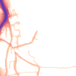 Daytime road noise heatmap for BN14 0RX